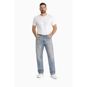 Levi's 569 Men's Jeans Denim Straight Leg Loose Fit Size 38 W X 30 L MAN'S